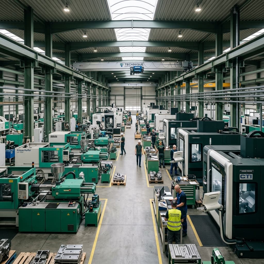 Heavy industrial manufacturing machinery and equipment representation