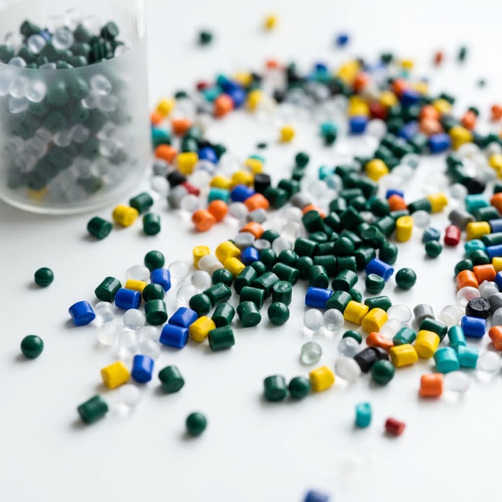 Industrial plastic raw material polymer granules and raw materials sourcing